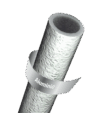 COVERTHOR ALUMINIO XT P/ TUBERÍA 5mm x 2mts