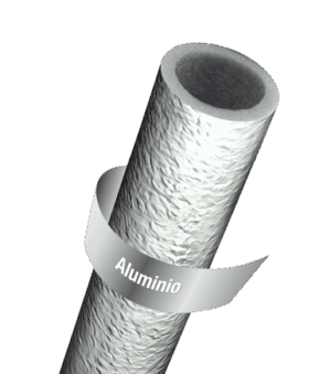 COVERTHOR ALUMINIO XT P/ TUBERÍA 5mm x 2mts