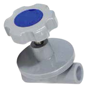 LLAVE DE PASO MANIJA PLÁSTICA FUSIÓN THC