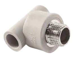 TEE CON INSERTO METÁLICO (M) TERMOFUSIÓN THC