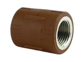 Unión Simple PP Roscado Metálico - TIGRE